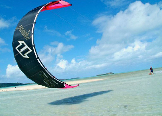 Kitesurf ile Maurice